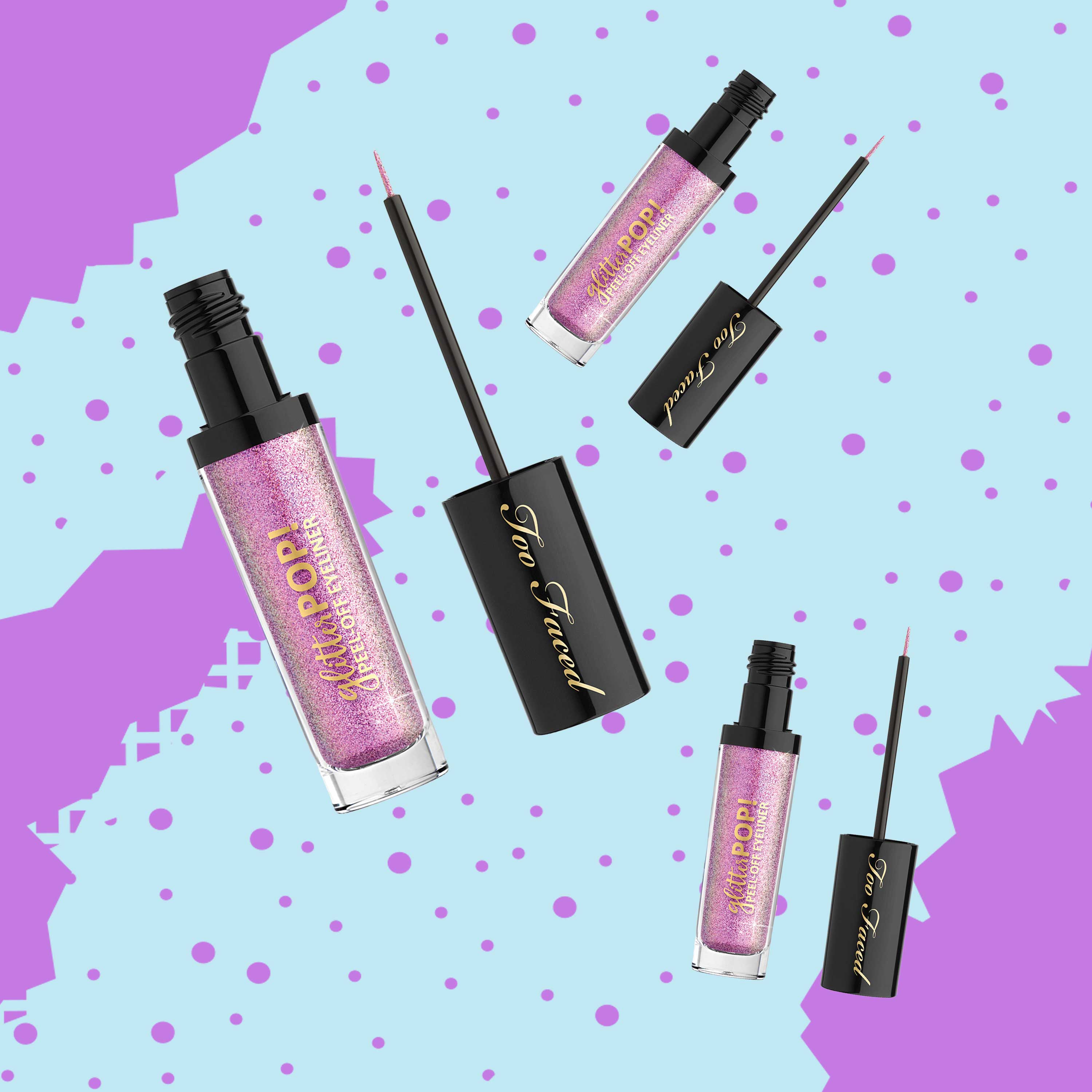 Too Faced’s Peel-Off Glitter Eyeliner Is the Secret to Zero Fallout
