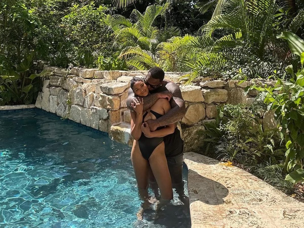 Chanel Iman And Davon Godchaux Enjoy A Romantic Weekend Getaway In Jamaica