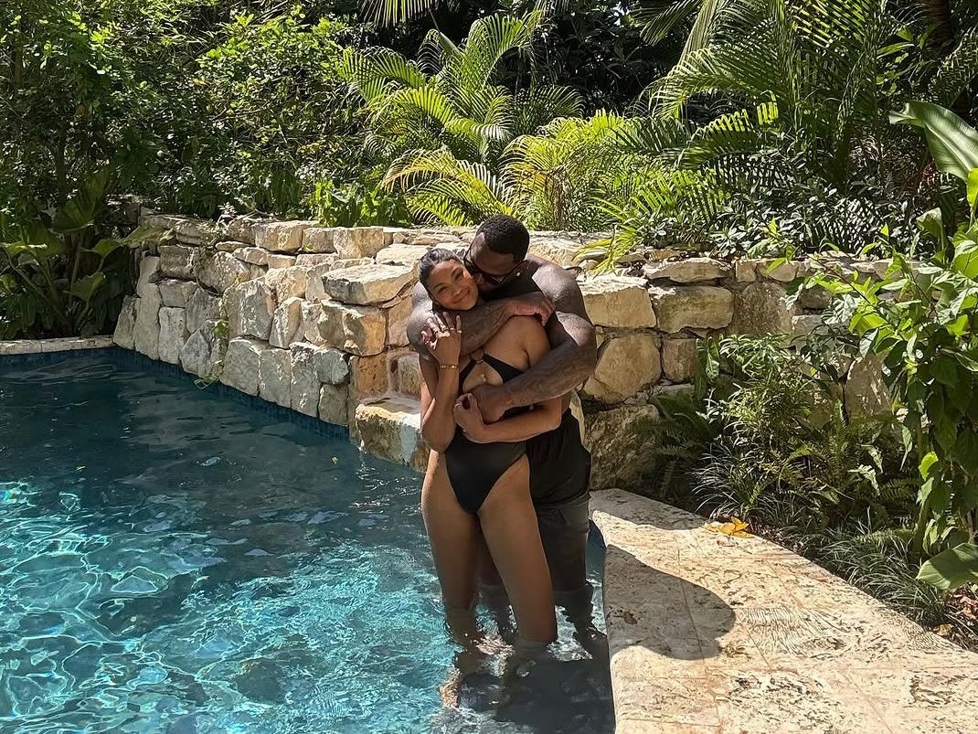 Chanel Iman And Davon Godchaux Enjoy A Romantic Weekend Getaway In Jamaica